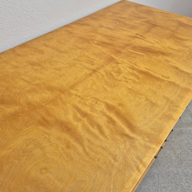 Chest of Drawers in Flame Birch, Norway, 1950s For Sale - Image 11 of 12