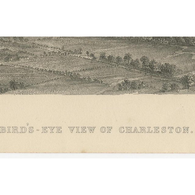 Birds-Eye View of Charleston, 1800s, Paper For Sale - Image 6 of 10