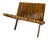 1950s Vintage Bamboo Folding X-Style Magazine Rack or Book Holder For Sale - Image 5 of 6