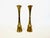 Goldenrod Mid-Century Modern Brass Candlestick attributed to Jens Quistgaard, 1970s, Set of 2 For Sale - Image 8 of 8
