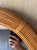 Mid-Century Modern Vintage Pencil Reed Arched Wall Mirror in the Style of Vivai Del Sud For Sale - Image 3 of 6