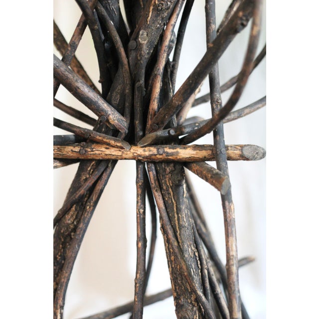 Antique Looped Branch Adirondack Twig Table For Sale - Image 6 of 14
