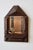 American Antique Geometric Chip Carved Wall Pocket / Comb Box With Beveled Glass Mirror, Circa Late 19th Century For Sale - Image 3 of 17