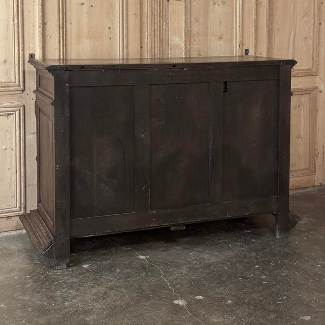 19th Century French Renaissance Revival Hunt Buffet in Old-Growth Oak For Sale - Image 16 of 16