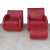 Animal Skin Vladimir Kagan "Rock Star" His and Her Lounge Chairs & Ottoman - 3 Pieces For Sale - Image 7 of 12
