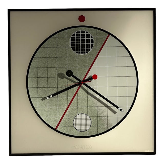 Wall Clock by Kurt B. Delbanco for Acerbis, 1980s For Sale