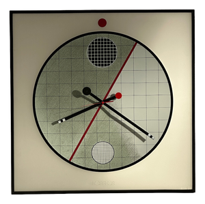 Wall Clock by Kurt B. Delbanco for Acerbis, 1980s