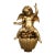 Italian Giltwood Cherub Wall Pocket For Sale