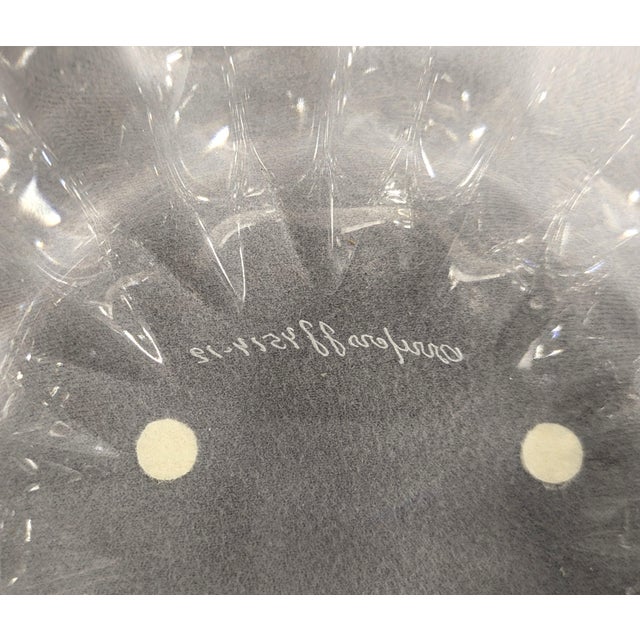 Large Orrefors Crystal Fleur Bowl For Sale - Image 11 of 12