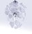 Murano Petals Chandelier Glass and Chrome from Novaresi, Italy, 1970s For Sale - Image 6 of 10
