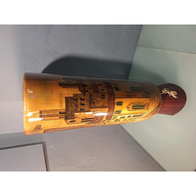 Vintage Bar Cabinet in Parchment by Aldo Tura for Tura, 1950s For Sale - Image 15 of 18