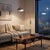 Luna Bella Wall Arc Lamp - Satin Nickel, Half-Dome Shade, Dimmable For Sale In Los Angeles - Image 6 of 7