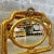 Baroque Style Vintage Gold Wall Mirror For Sale - Image 4 of 7