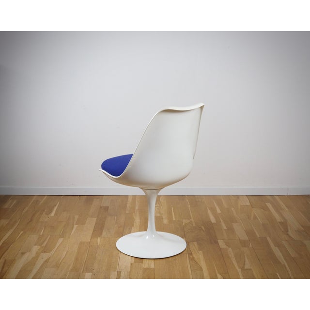 Blue Tulip Chairs by Eero Saarinen for Knoll International, Set of 5 For Sale - Image 8 of 18