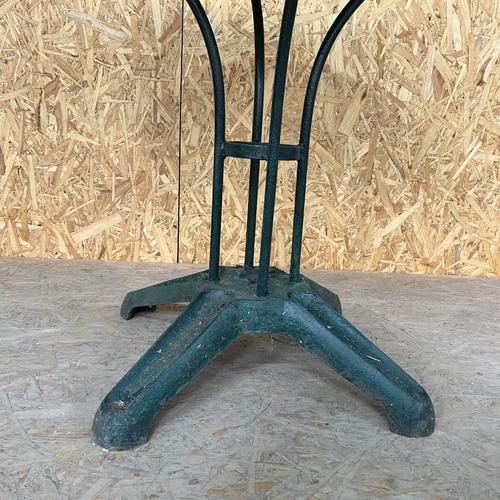 1950’s Original Medium French Round Outdoor Table – Dark Turquoise. Classic French table with four solid bar hand shaped...