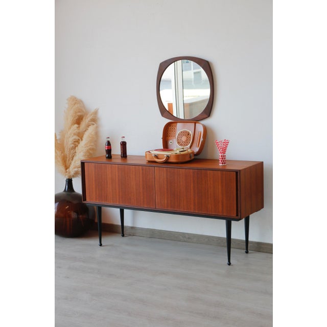 Vintage Vinyl Cabinet in Teak, 1960s For Sale - Image 14 of 18