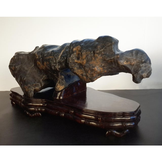 Large Chinese Crouching Beast Gongshi For Sale - Image 9 of 14