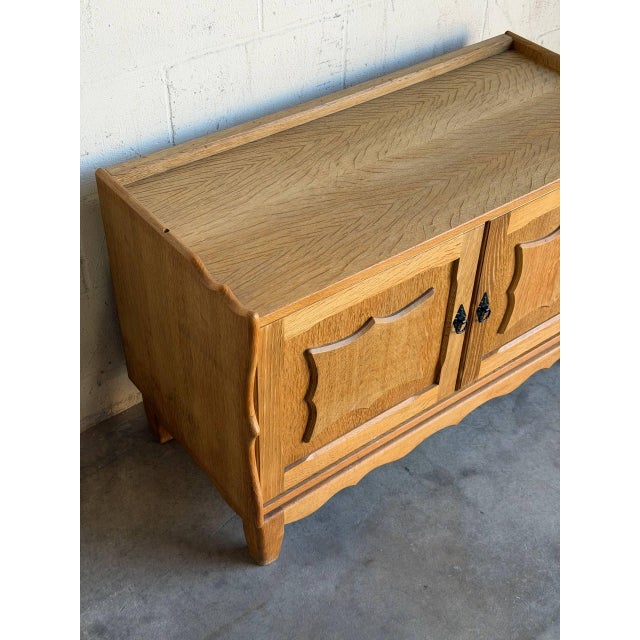 Oak Cabinet in Style of Henning Kjærnulf Denmark Mid-Century Modern 1970s For Sale In Los Angeles - Image 6 of 10