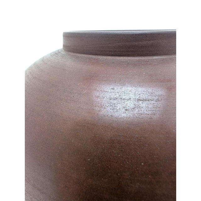 1920s Bauhaus Spherical Vase from Böttger Steinzeug, 1920s For Sale - Image 5 of 7