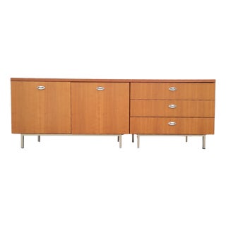 Mid-Century Sideboard in Wood and Steel after George Nelson, 1970s For Sale