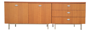Mid-Century Sideboard in Wood and Steel after George Nelson, 1970s