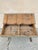 Wood Antique French Primitive Rustic Green Distress Painted Flip Top Wood School Desk For Sale - Image 7 of 17
