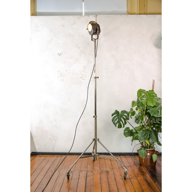 Fresnel Theater Projector Floor Lamp from Lita, France, 1950s For Sale - Image 10 of 18