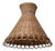 Handcrafted Rattan Diabolo Pendant Light in the style of Kalmar, 1960s For Sale