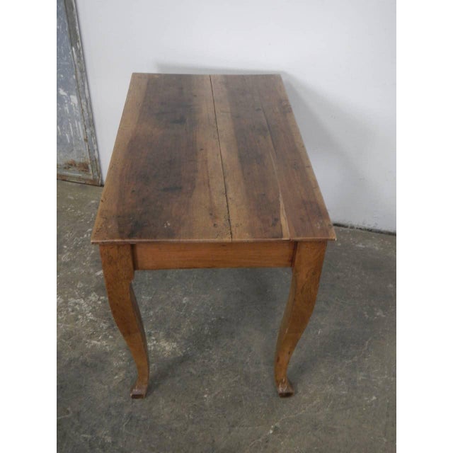 Walnut Wood Table, 1950s For Sale - Image 10 of 11