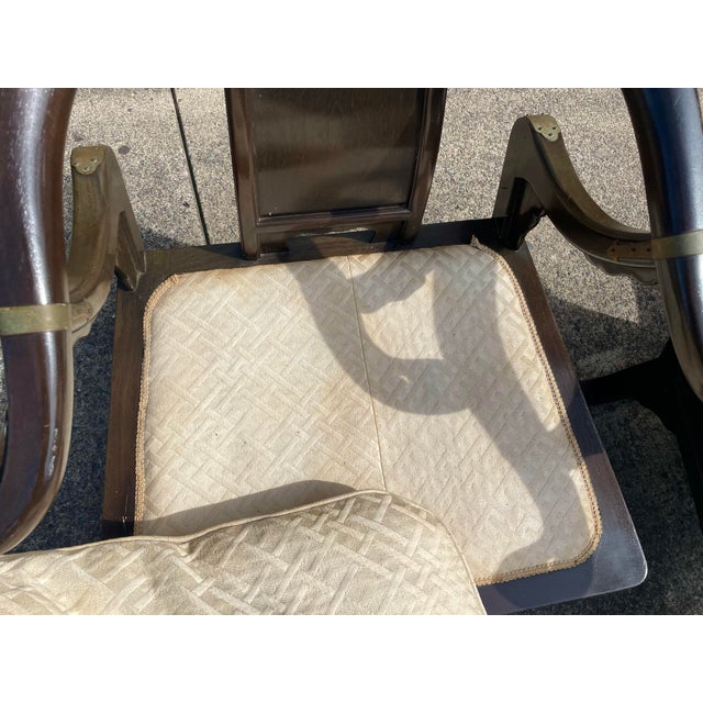 Baker Furniture Far East Collection Arm Chairs #2510 by Michael Taylor - a Pair For Sale - Image 9 of 12
