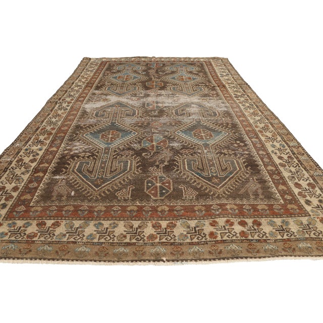 Tribal Late 19th Century Persian Malayer Rug, 05'03 X 09'08 For Sale - Image 3 of 10