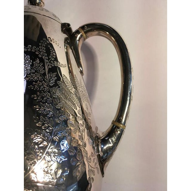 Late 18th Century 18th Century Sterling Silver Teapot, London, 1780 For Sale - Image 5 of 18