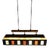 Mid-Century Modern Scandinavian Pendant Lamp in Brass with Lacquered Steel and Glass, 1960s For Sale
