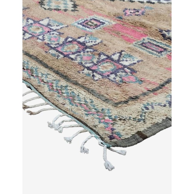1980s Vintage Boujad Moroccan Rug - 10.5 X 6 Ft For Sale - Image 5 of 9