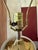 Vintage Asian Peacock Crackle Glaze Table Lamp For Sale In Chicago - Image 6 of 12