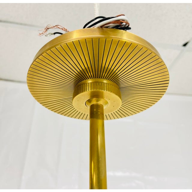 Contemporary Visual Comfort Thomas O’Brien “Canto Grande” 4-Arm Chandelier For Sale - Image 15 of 17