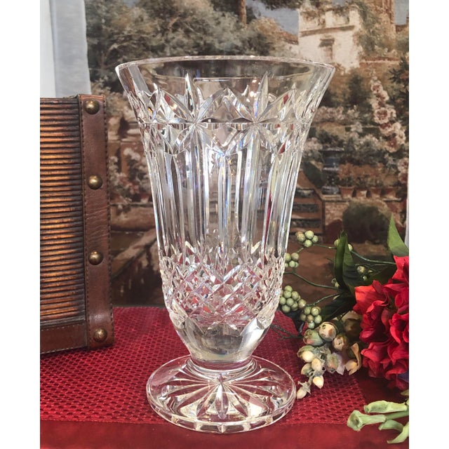Vintage Waterford Crystal Balmoral Vase 10" Chairish