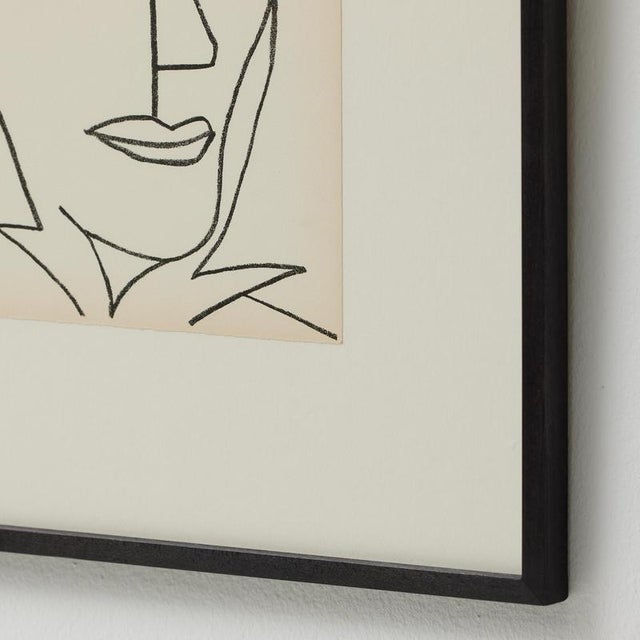 Françoise Gilot, Portrait of a Woman, 1951, Lithograph, Framed For Sale - Image 12 of 18