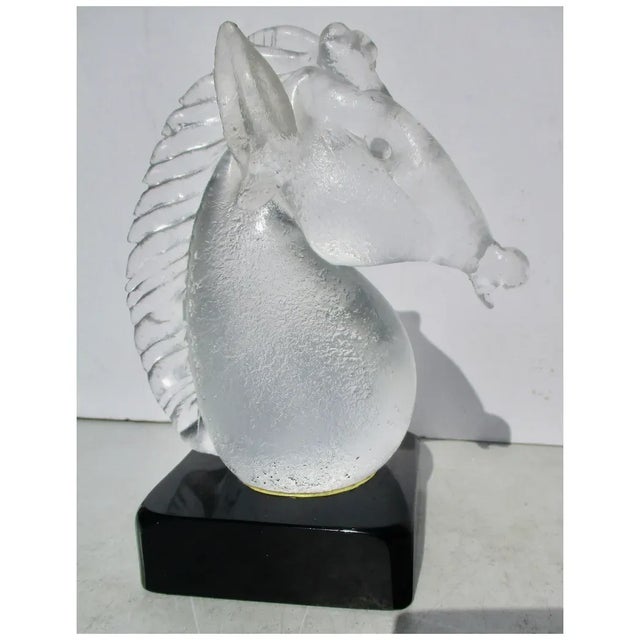 Glass Murano Glass Horse Figure For Sale - Image 7 of 8
