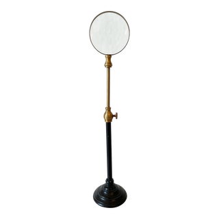 Vintage Metal and Brass Telescoping Magnifying Glass For Sale