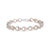 Embrace elegance and eternal beauty with this stunning bracelet, masterfully crafted using 10K rose and white gold. The...