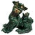 Large Vintage Chinese Green Glazed Pottery Kylin Chinese Dragons - a Pair For Sale - Image 9 of 17