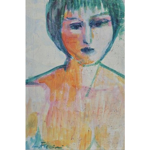 Piccini, Hidden Portraits XII, 1980s-1990s, Acrylic on Board For Sale - Image 4 of 12