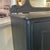 Black 1940s Restored Black Painted Chest of Drawers With Mirror and Brass Rope Ring Pulls For Sale - Image 8 of 12