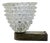 Rostrato Murano Glass and Brass Wall Lamp by Ercole Barovier for Barovier & Toso, Italy, 1940s For Sale