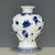 Chinese Vintage Blue & White Porcelain Vase – Floral Scroll Motif, Qianlong Mark For Sale - Image 3 of 9
