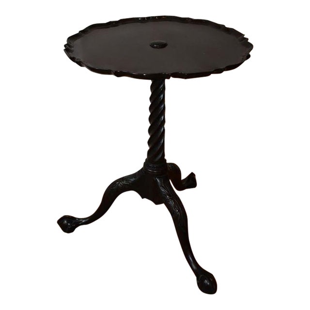 18th Century English Pie Crust Table of the Finest Mahogany For Sale