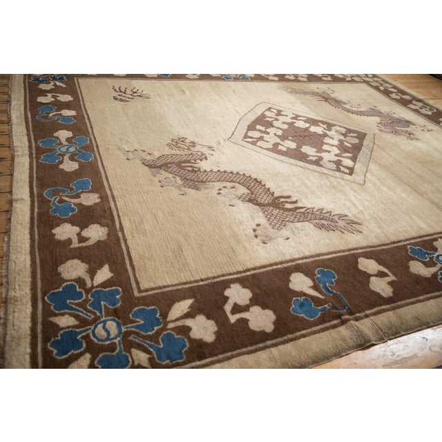 Antique Peking Carpet - 9'10" X 11'6" For Sale - Image 13 of 17