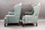 Wood Antique Wing Back Armchairs, 1920, Set of 2 For Sale - Image 7 of 8