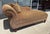 Hollywood Regency Late 20th Century Leopard Print Upholstered Chaise Lounge With Pillow For Sale - Image 3 of 10